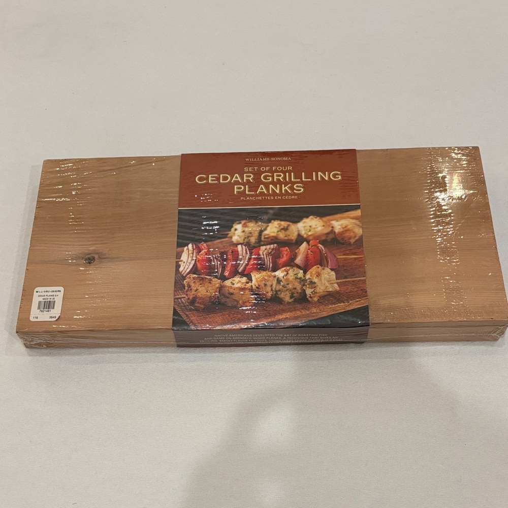 Williams Sonoma Cedar Grilling Planks Set of 4